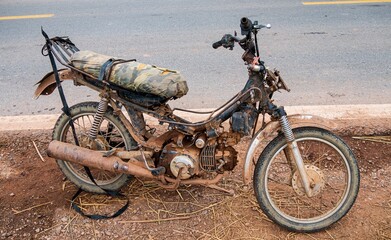 Transport à deux roues. 