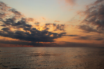 sunrise over the sea