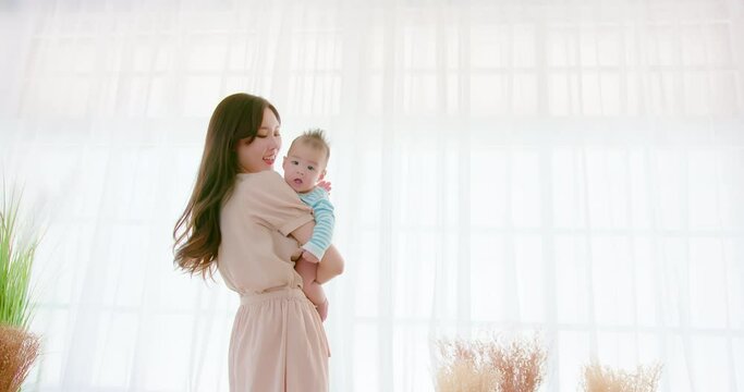 mother with her baby