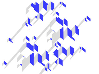 Abstract graphic design 3d drawing