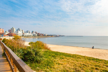 panorama Praia de Punta del Este, Uruguai
