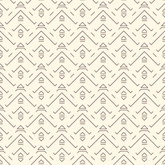 Ethnic, tribal seamless pattern. Native americans embroidery textile style surface print. Boho chic ornament