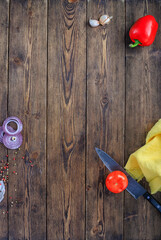 Old grunge dark textured wooden background,The surface of the old brown wood texture,top view brown teak wood paneling