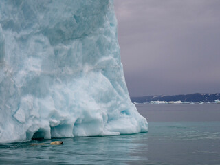 photos of mountains, sea ice, glaciers and oceans from the Canadian arctic