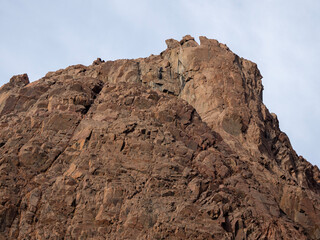 Fototapeta premium photo of mountain, glacier, sea ice, ocean and icebergs in the canadian arctic