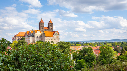 Fototapeta na wymiar Imperial Abbey of Quedlinburg