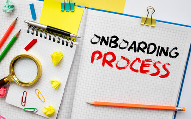Word writing text Onboarding process. Business concept for Action Process of integrating a new...