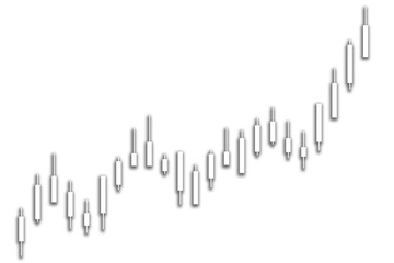 上昇株価チャートイメージ Stock Market Chart. growth concept. - obrazy, fototapety, plakaty