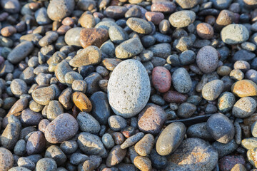 stones on the beach