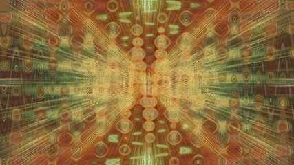 Abstract psychedelic burst background image.