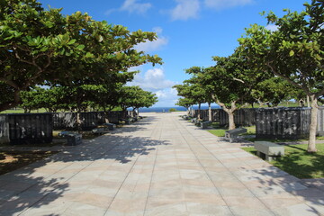 沖縄平和記念公園 平和の礎 沖縄県糸満市摩文仁　沖縄戦終焉の地