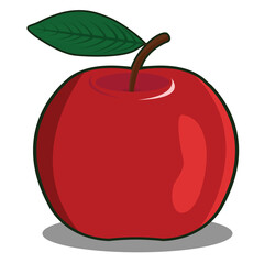 Apple icon and illustration, white color background