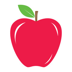 Apple icon and illustration, white color background