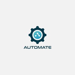 Engineering automate control logo letter A