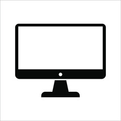 laptop icon vector on white background