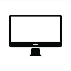 laptop icon vector on white background