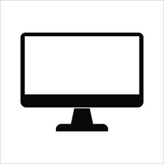 laptop icon vector on white background
