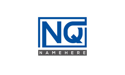 NQ creative three letters logo	