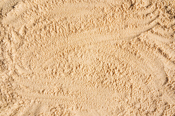 Sand texture. Full frame shot of sand area on the beach