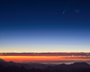 Fototapeta premium Comet Neowise