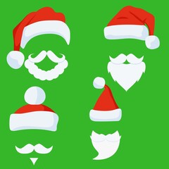 set of christmas icons