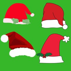 santa claus hats