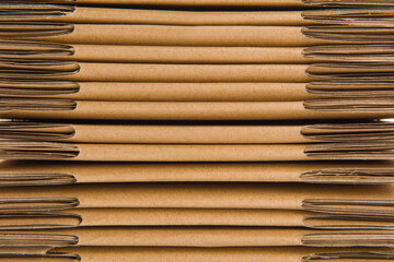 Fototapeta premium corrugated cardboard, cardboard boxes paper work