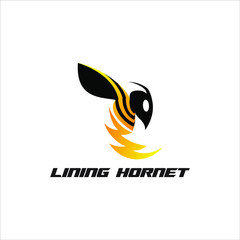 Illustration vector graphic of bumblebee incorporate with lightning. 
Good for honey product, creative agency.
