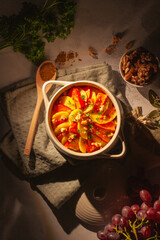 Kartoffel-Kürbis-Gratin