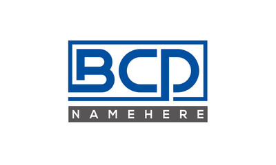 BCD creative three letters logo