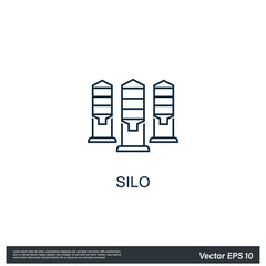 silo icon illustration