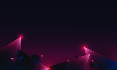 Abstract dark purple background vector overlap layer on dark space for background design. Illustration Vector design .
