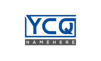 YCQ creative three letters logo	