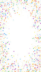 Festive sightly confetti. Celebration stars. Color