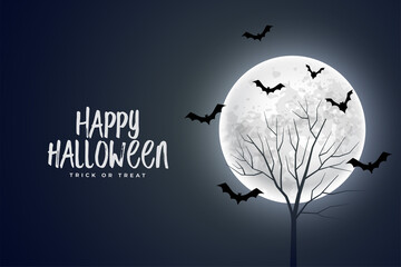 realistic happy halloween devil background