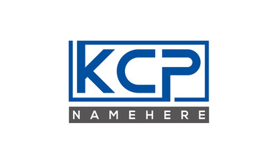 KCP creative three letters logo