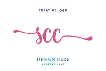 SCC lettering logo is simple, easy to understand and authoritative