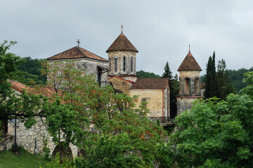 Fototapeta na wymiar Motsameta monastery in Georgia, near Kutaisi, it was built in the 11th century