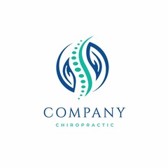 Chiropractic Natural Hand Care Logo Design
