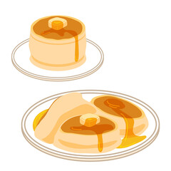 ふわふわなホットケーキ（ハチミツ）