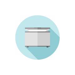 Vector flat design icon Freezer. Vector illustration