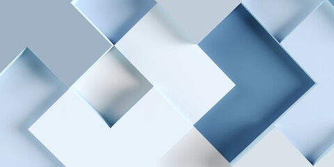 Texture and background of volumetric multicolored geometric shapes.