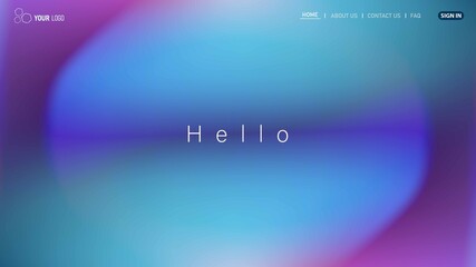 Website Landing Page Template Design, Abstract Modern design for website. Eps10