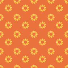 Seamless pattern flower.Elegant floral design.Botanical print. Fashion print.