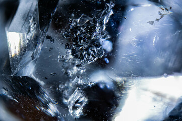 ice cubes in water