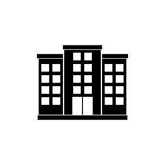 Building icon isolated on white background