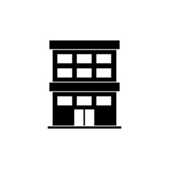 Building icon isolated on white background