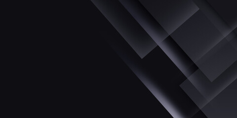 Obraz premium Dark gray neutral abstract background for presentation design