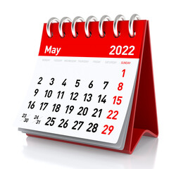 May 2022 Calendar.