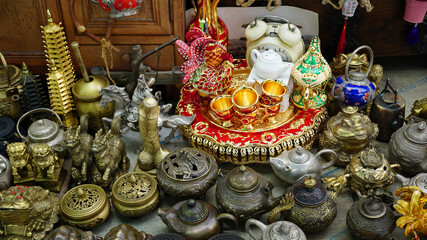 동묘 골동품 시장 상품들